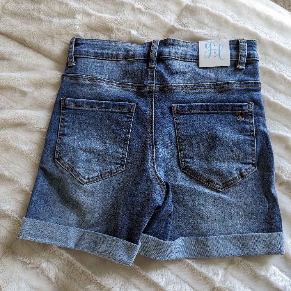 Grace and Lace denim 5" super stretch shorts